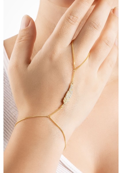 Defne Yaprağı 18 Ayar Sarı Altın Kaplama 20 cm Gümüş Şahmeran fiyatları