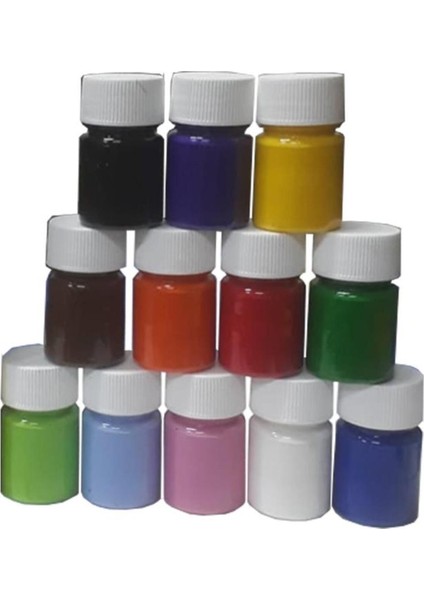Akrilik Boya 12 Renk 17 ml 1 Paket Akrilik Boya Seti 12 Li Ahşap Tuval Taş Ağaç Boyamalar Için Idea fırsatları