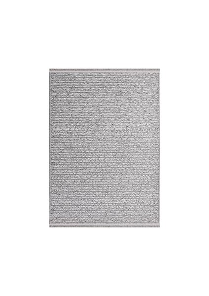Absolute Gri Çizgili Etnik Modern Desenli Hav Vermeyen Leke Tutmayan Kolay Temizlenen Yumuşak Makine Salon Yolluk Mutfak Halı