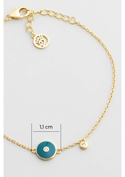 Minimal 18 Ayar Sarı Altın Kaplama 18 cm Gümüş Bileklik modelleri