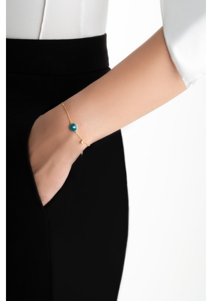 Minimal 18 Ayar Sarı Altın Kaplama 18 cm Gümüş Bileklik fırsatları