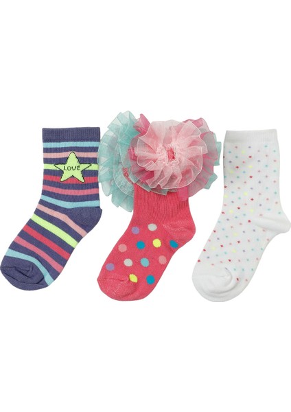 Tutu 3 Lu Skt-G 5pr Pembe Kız Çocuk Soket Çorap
