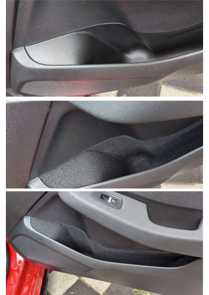 Renault Clio 5 Konfor Seti Araç Içi Eşya Saklama Cepleri Kumaş Kaplama Ses Giderici Set - ICON/RS Uyumlu