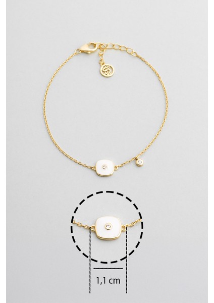 Vintage 18 Ayar Sarı Altın Kaplama 19 cm Gümüş Bileklik modelleri