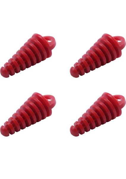 4x Susturucu Boru Egzoz Susturucu Yıkama Fiş Motosiklet Kir Bisiklet Atv Quad 2 4 Strok, Kırmızı (Yurt Dışından)