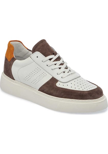 Gri Hakiki Deri Erkek Sneaker - E24I1AY56601-T3O