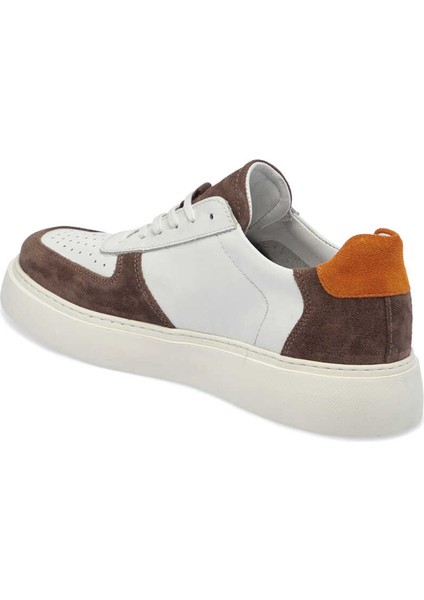 Gri Hakiki Deri Erkek Sneaker - E24I1AY56601-T3O fiyatları