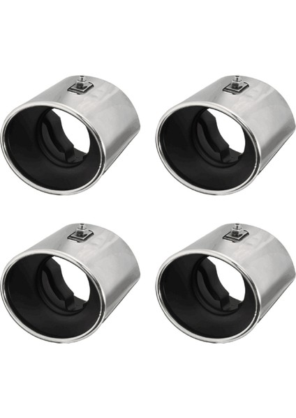 Honda Accord Için 4x 2008 2009 2012 2012 Arka Susturucu Uçlu Boru Çelik Egzoz Kuyruğu (Yurt Dışından)