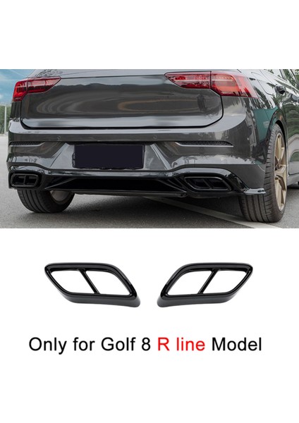 Araç Arka Egzoz Borusu Susturucu Uç Kapak Golf Için 8 Mk8 Aksesuarları 2020 2021 (Yurt Dışından) fiyatları