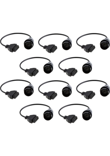 Benz MB Için 10X 38 Pin - 16 Pin Obd2 Obd Iı Teşhis Adaptörü 38 Pın Obd 38PIN Konnektörü (Yurt Dışından)