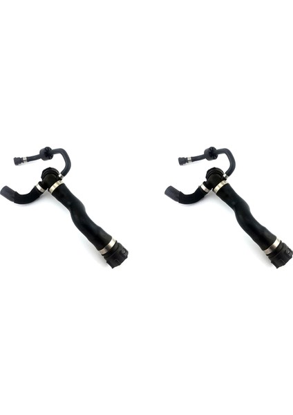 2x 17127580957 Soğutucu Hortum Üst Hortum Ana Radyatör Motor Radyatör Bmw F01 F02 F06 F07 F10 F12 F13 (Yurt Dışından)