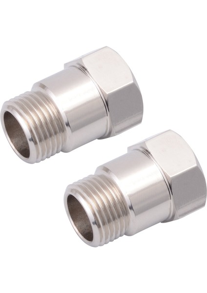 2x O2 Oksijen Sensörü Test Borusu Uzatma Uzatma Genişletici Adaptör Aracılı M18 x 1.5 Bung (Yurt Dışından)