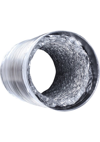 8x 3 Metre Uzunluk 4 Inç Temiz Hava Sistemi Esnek Alüminyum Egzoz Kanalı Borusu Hava Havalandırma Borusu Hortum Banyo Için (Yurt Dışından) fiyatları