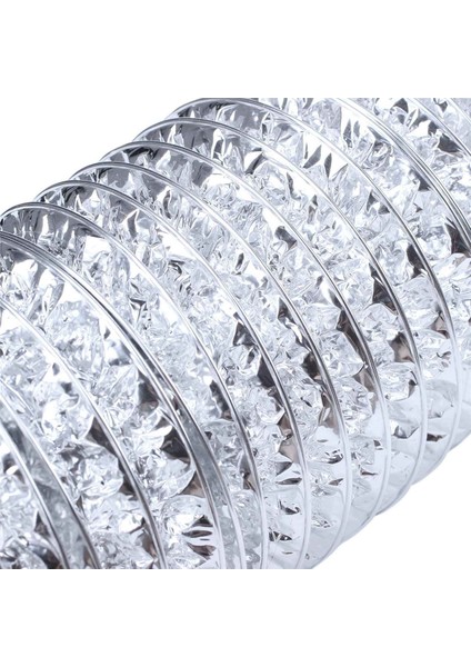 8x 3 Metre Uzunluk 4 Inç Temiz Hava Sistemi Esnek Alüminyum Egzoz Kanalı Borusu Hava Havalandırma Borusu Hortum Banyo Için (Yurt Dışından) indirimleri