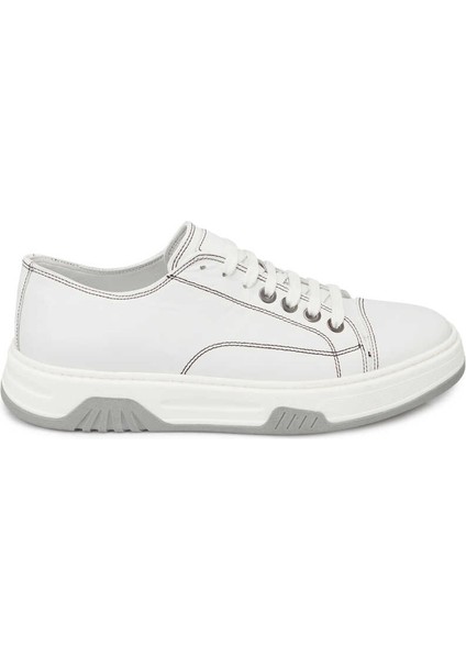 Beyaz Hakiki Deri Erkek Sneaker - E24I1AY56604-A26 modelleri