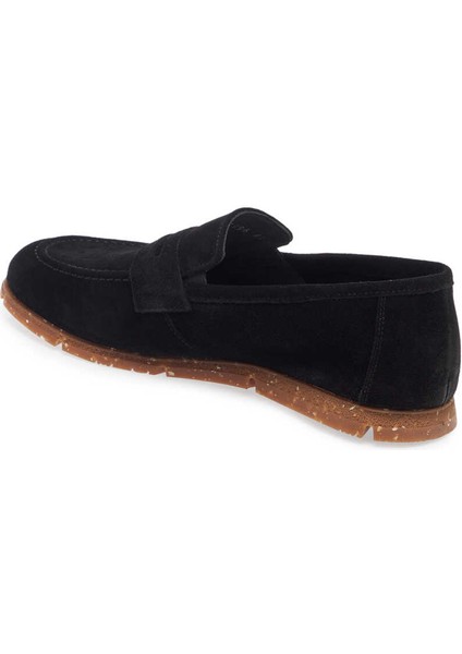 Siyah Hakiki Süet Deri Erkek Loafer - E24I1AY56588-A01 fiyatları