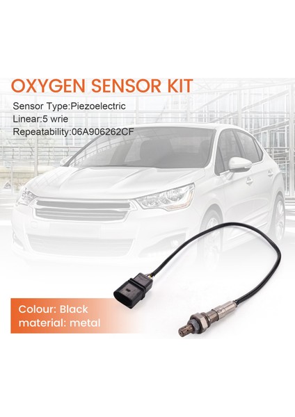 5 Kablo Oksijen Sensörü 06A906262BR V#w Golf Plus Touran 1.6 &amp; Audi A3 2003-2011 1.6 Lambda Prob Sensörleri 06A906262CF (Yurt Dışından) fırsatları