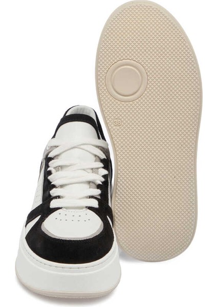 Siyah Hakiki Deri Kadın Sneaker - K24I1AY67133-A01 fırsatları