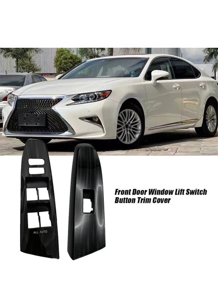 1paır Ön Kapı Penceresi Kolçak Anahtar Trim Çember 74232-0P040 74231-0P040 Lexus 2010-2017 Pencere Kaldırma Düğmesi Kapağı (Yurt Dışından) modelleri