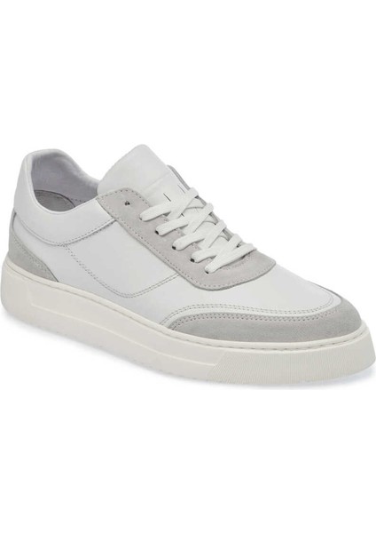 Gri Hakiki Deri Erkek Sneaker - E24I1AY56602-T3O