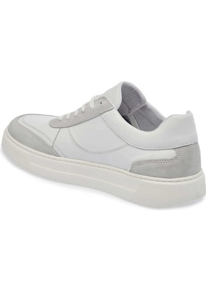 Gri Hakiki Deri Erkek Sneaker - E24I1AY56602-T3O fiyatları