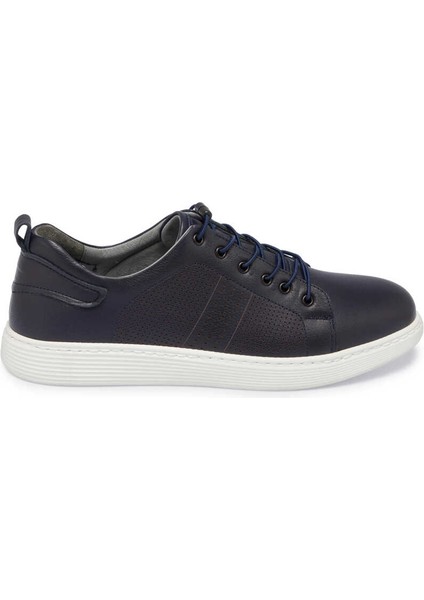 Lacivert Hakiki Deri Erkek Sneaker - E24I1AY56608-A31 modelleri