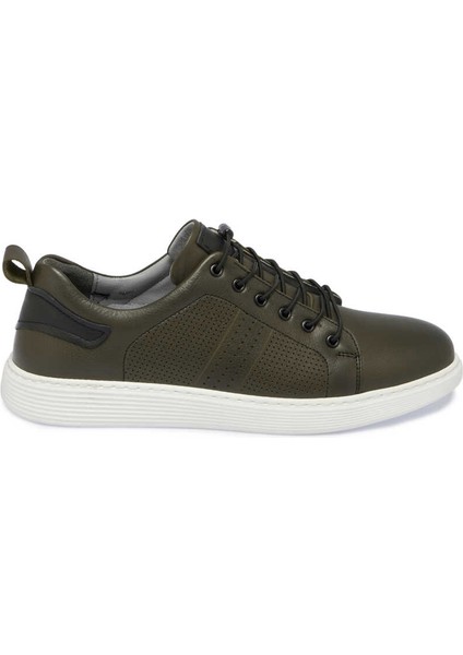 Yeşil Hakiki Deri Erkek Sneaker - E24I1AY56608-H48 modelleri