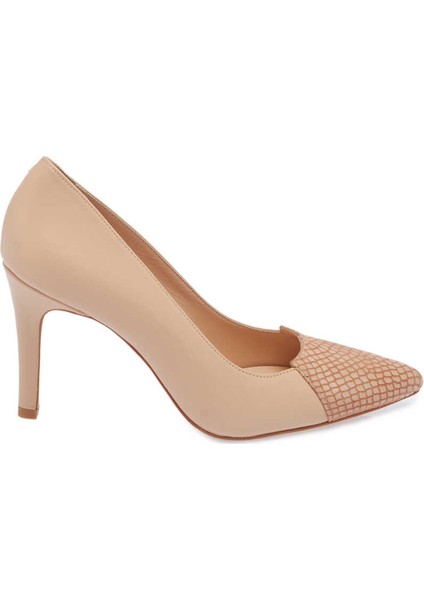 Pudra Hakiki Deri Kadın Stiletto - K24I1AY67174-L5C modelleri