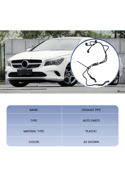 Egzoz Borusu C-Serisi Yardımcı Su Şişesi Su Borusu A205501600 205501600 Mercedes-Benz Için Cla 180 Cla 200 Cla 220 (Yurt Dışından) fiyatları