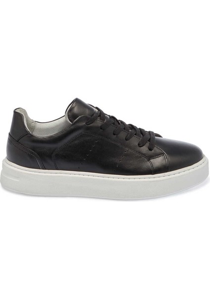 Siyah Hakiki Deri Erkek Sneaker - E24I1AY56637-A23 modelleri