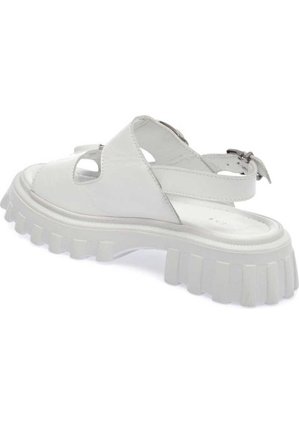 Beyaz Hakiki Deri Kadın Sandalet - K24Y1SN67160-A26 modelleri