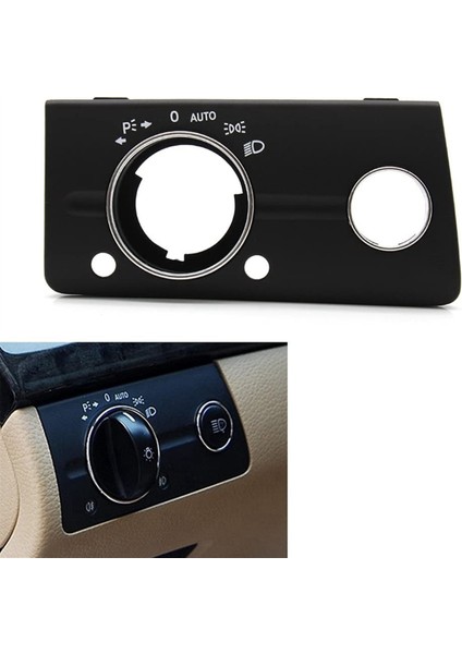 Araba Gösterge Tablosu Far Kafası Işık Lamba Anahtarı Kapak Panel Trim Mercedes Benz W211 E Sınıf 320 350 550 2003-2008 (B) (Yurt Dışından) fiyatları