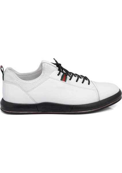 Beyaz Hakiki Deri Erkek Sneaker - E24I1AY56623-A26 modelleri