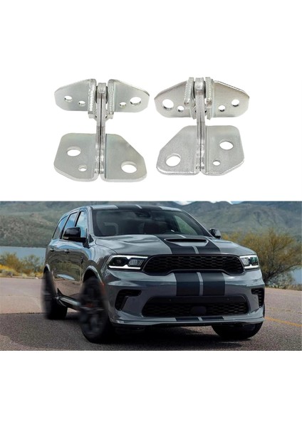 1paır Ön Üst Kapı Menteşe 5511360AC 55113661AC Jeep Grand Cherokee Dodge Durango Şarj Cihazı Chrysler 300C 2011-2023 (Yurt Dışından) modelleri