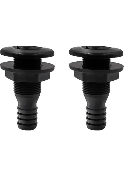 2x 3/4 Inç Hortum Plastik Thru-Hull Buluş Pompası Tahliye Hortum Hortumu Tekneler Için Bağlantı Deniz Yat Rv Kamp Kamyon (Yurt Dışından)