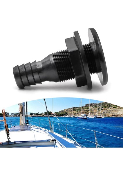 2x 3/4 Inç Hortum Plastik Thru-Hull Buluş Pompası Tahliye Hortum Hortumu Tekneler Için Bağlantı Deniz Yat Rv Kamp Kamyon (Yurt Dışından) indirimleri