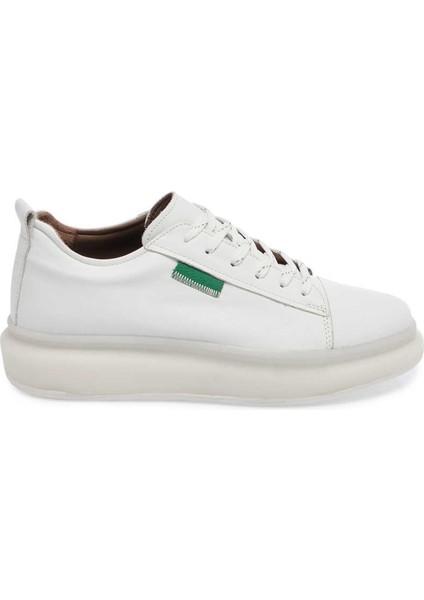 Beyaz Hakiki Deri Erkek Sneaker - E24I1AY56624-A26 modelleri