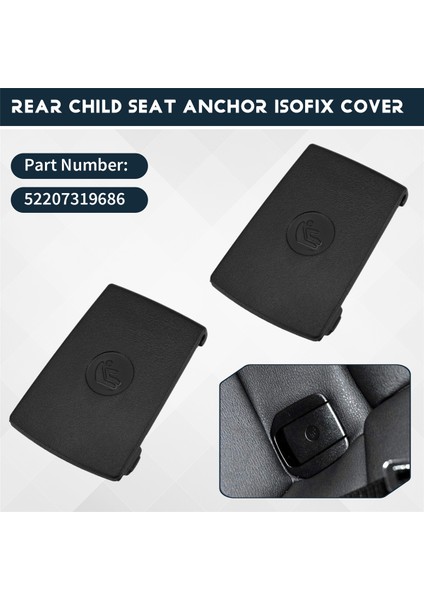 -Bmw F20 F30 F31 E84 E87 E87 3 Serisi Arka Koltuk Anahar Isofıx Kapak 52207319686 (Yurt Dışından) fırsatları