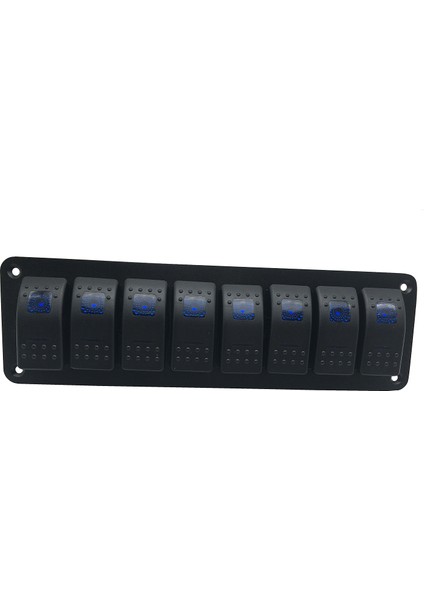 Su Geçirmez 8 Çete 2led Hafif Rocker Anahtar Paneli Devre Kesici 12V Tekne Deniz (Yurt Dışından)