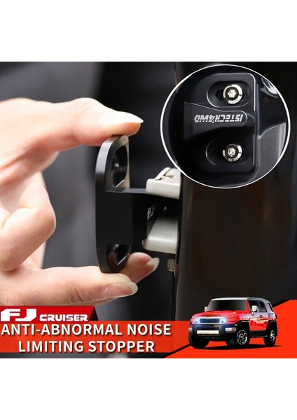 Araba Modifikasyonu Bagaj Kapağı Koruma Sınırlayıcı Tıpa Çözme Toyota Fj Cruiser 06-21 Için Anormal Gürültü Kilidi Tokası (Yurt Dışından) modelleri