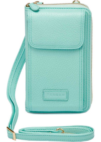 Mavi Hakiki Deri Kadın Çapraz Askılı Çanta - S23K1BC05810-T9D