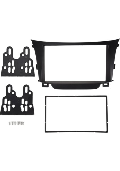 1 Set Araba 2 Din Araba Radyo Stereo Fasya Çizgi Çerçeve Panel Adaptörü Hyundai I30 2011 (Yurt Dışından)