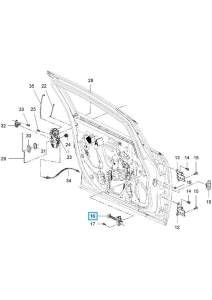 Ön Kapı Kontrolü Vauxhall Astra J Için Strap Menteşe Tıpası 13270665 (Yurt Dışından) fırsatları