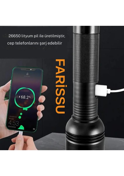 Everton RT-S232 Profesyonel Güçlü Işıklı ve Şarjlı El Feneri fırsatları