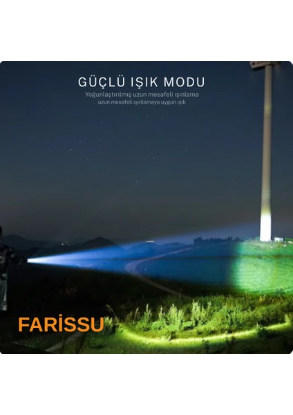 Everton RT-S232 Profesyonel Güçlü Işıklı ve Şarjlı El Feneri