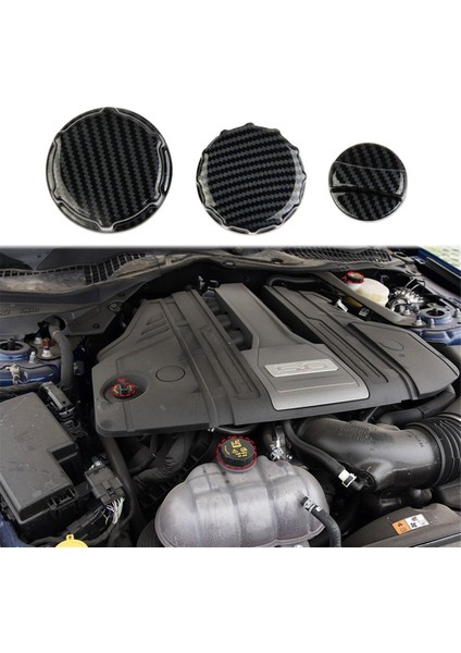 Yağ Kapağı Fren Sıvısı Kapağı Antifriz Kapağı Kapak Kapağı Ford Mustang 2024 Iç Aksesuarlar Karbon Fiber (Yurt Dışından) modelleri