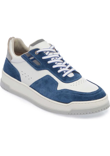 Mavi Hakiki Deri Erkek Sneaker - E24I1AY56692-A9D