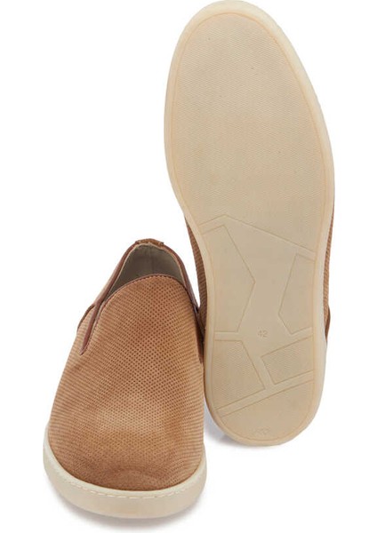 Taba Hakiki Nubuk Deri Erkek Loafer - E24I1AY56695-G99 fırsatları