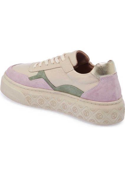 Bej Hakiki Deri Kadın Sneaker - K24I1AY67300-A25 fiyatları