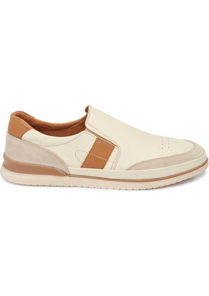 Bej Hakiki Deri Erkek Casual Ayakkabı - E24I1AY56690-A25 modelleri